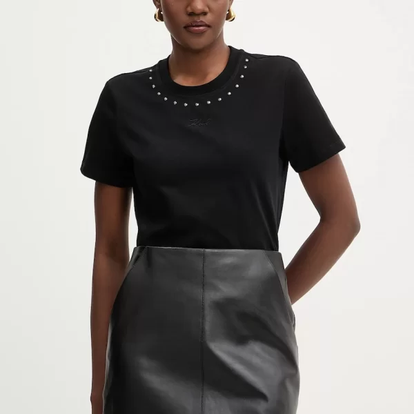 Karl Lagerfeld Βαμβακερό μπλουζάκι Karl Lagerfeld