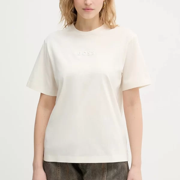 Boss Βαμβακερό μπλουζάκι BOSS Eharpa3