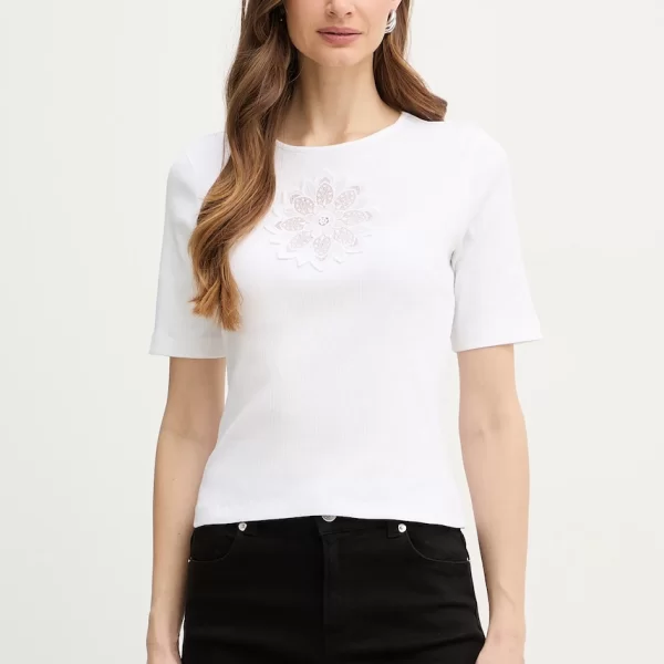 TWINSET Βαμβακερό μπλουζάκι Twinset