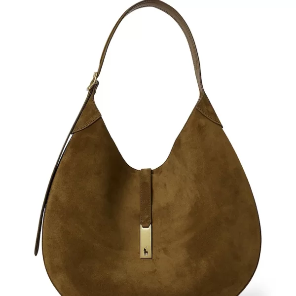 Τσάντα σουέτ Polo Ralph Lauren