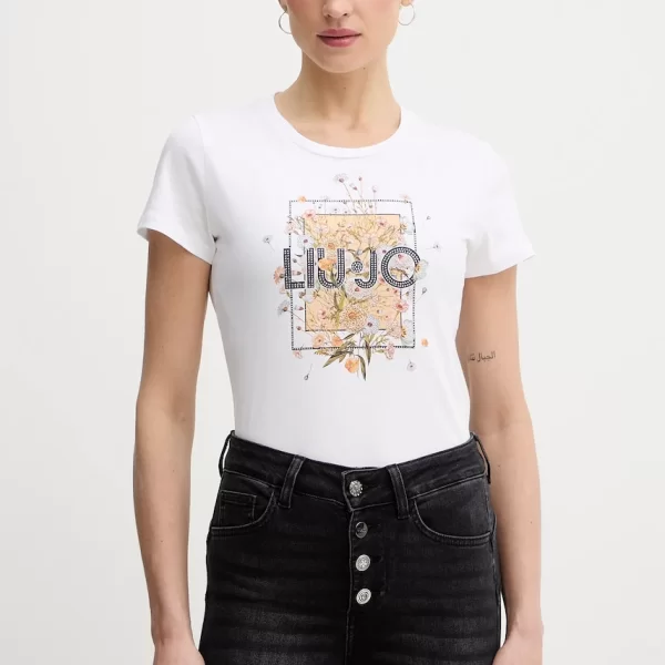Βαμβακερό μπλουζάκι Liu Jo