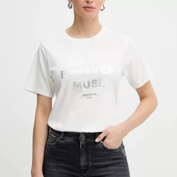 WEEKEND MAX MARA Βαμβακερό μπλουζάκι Weekend Max Mara TENUE