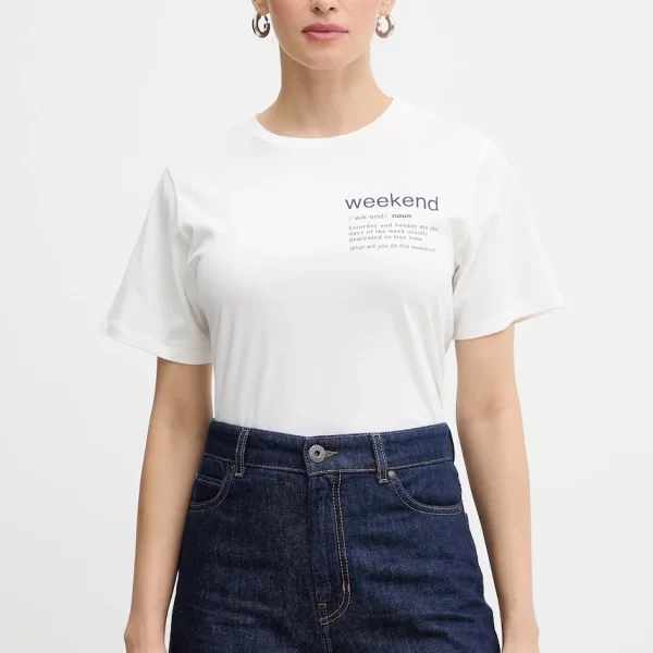 WEEKEND MAX MARA Βαμβακερό μπλουζάκι Weekend Max Mara TENUE