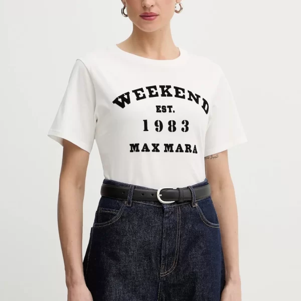 WEEKEND MAX MARA Βαμβακερό μπλουζάκι Weekend Max Mara TENUE