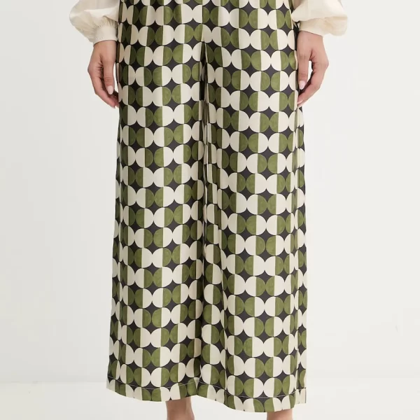 Μεταξωτό παντελόνι Weekend Max Mara FIBBIA