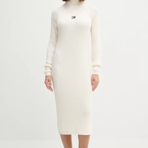 Βαμβακερό φόρεμα Tommy Jeans