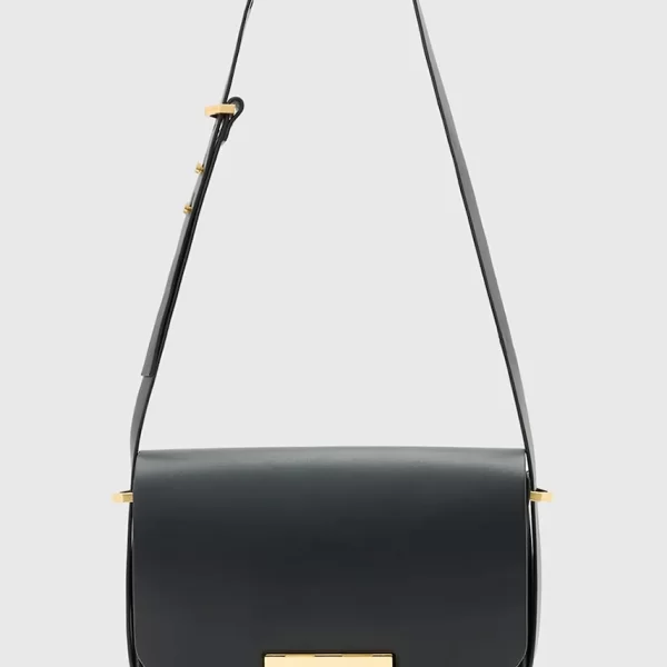 AllSaints Δερμάτινη τσάντα AllSaints ETTA