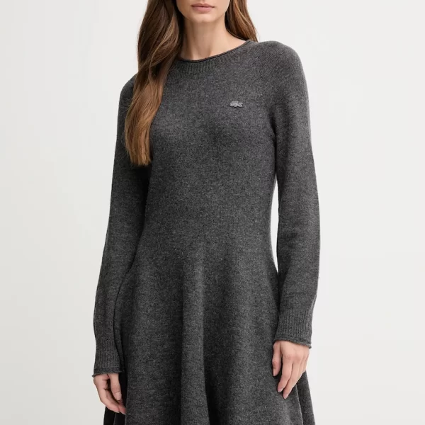 Μάλλινο φόρεμα Lacoste