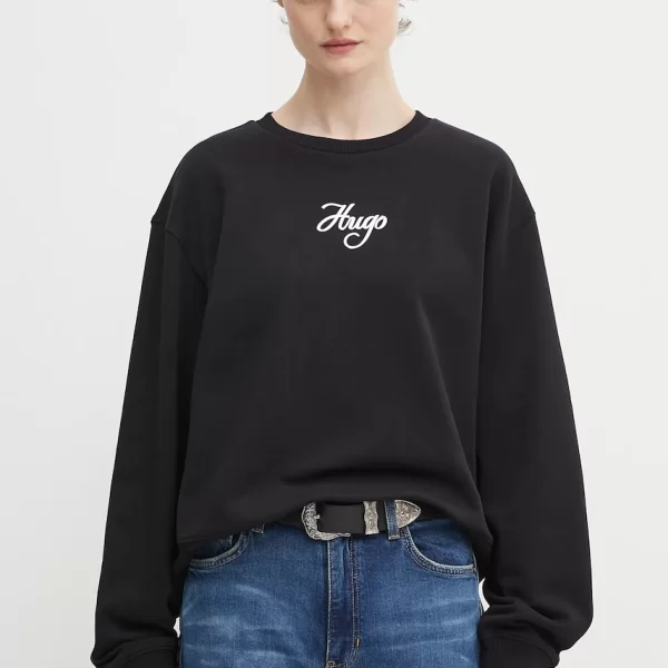 Βαμβακερή μπλούζα HUGO Bashinah