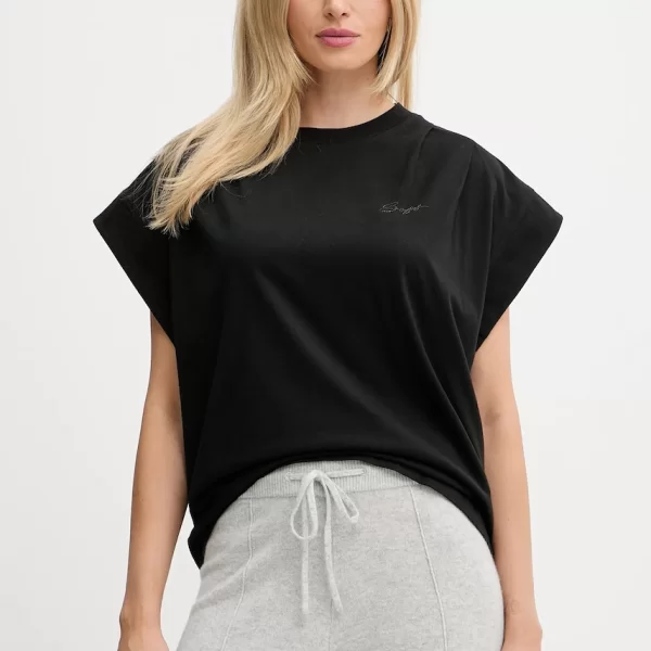 Βαμβακερό μπλουζάκι BOSS Orange San Jared-C