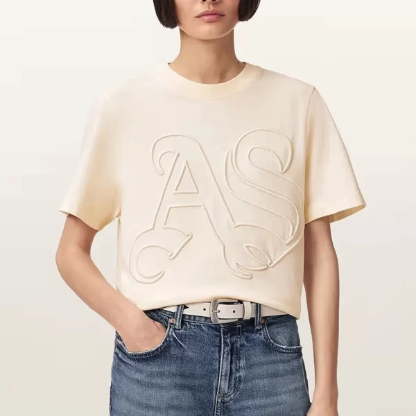 Βαμβακερό μπλουζάκι AllSaints LISA