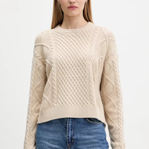 guess jeans Πουλόβερ με προσθήκη μαλλιού Guess Jeans