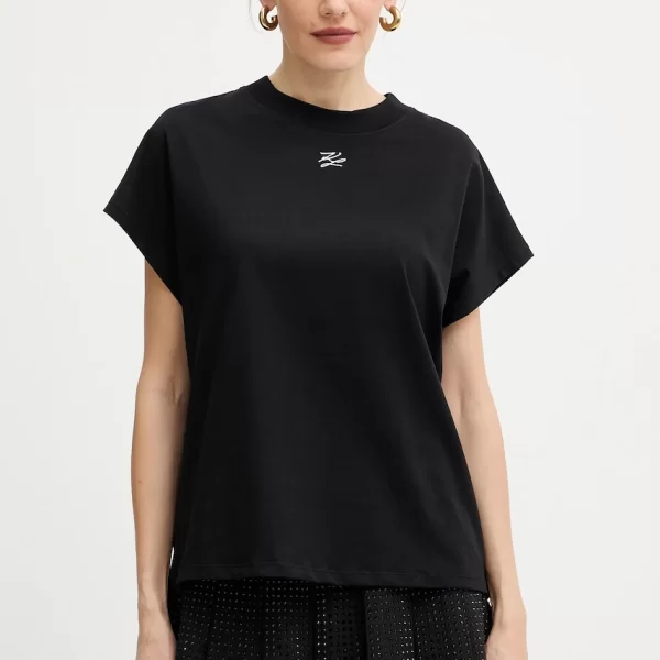 Βαμβακερό μπλουζάκι Karl Lagerfeld