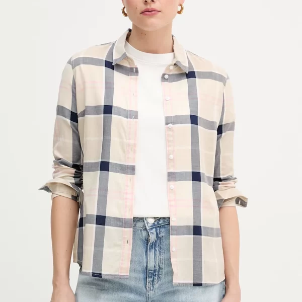 BARBOUR Βαμβακερό πουκάμισο Barbour BRENDON