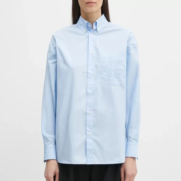 Fiorucci Βαμβακερό πουκάμισο Fiorucci Angel Embroidered Relaxed Fit