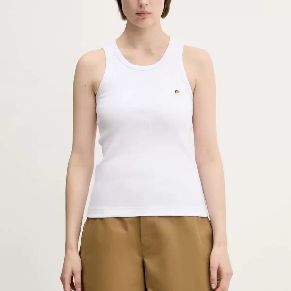 Fiorucci Βαμβακερό τοπ Fiorucci Angel Patch Ribbed Tank