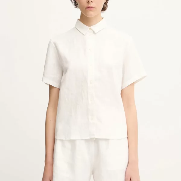 Samsoe Samsoe Πουκάμισο από λινό Samsoe Samsoe MINA