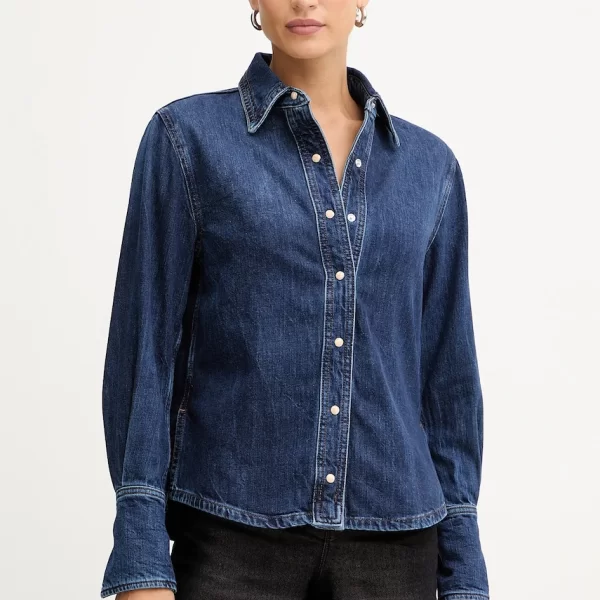 Boss Orange Τζιν πουκάμισο BOSS Orange Bashinah