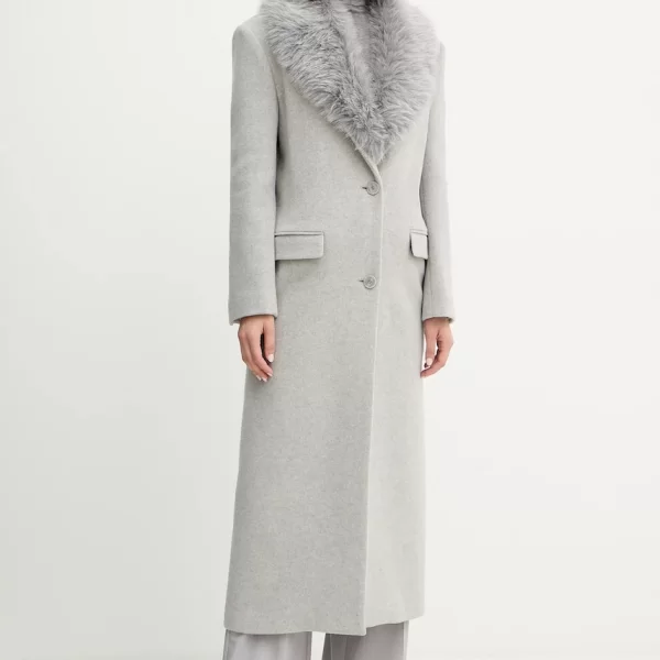 Patrizia Pepe Παλτό με προσθήκη μαλλιού Patrizia Pepe