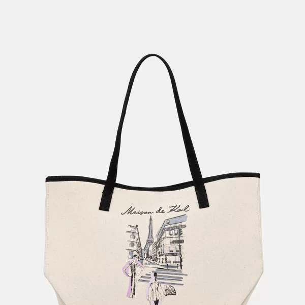 Βαμβακερή τσάντα Karl Lagerfeld IKON