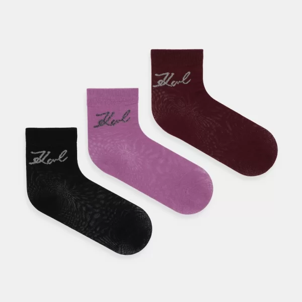 Κάλτσες Karl Lagerfeld 3-pack IKON