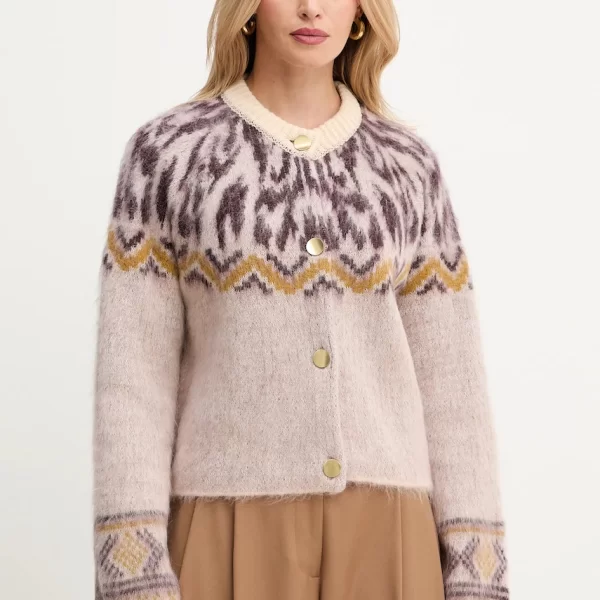 FORTE-FORTE Ζακέτα με προσθήκη μαλλιού Forte Forte