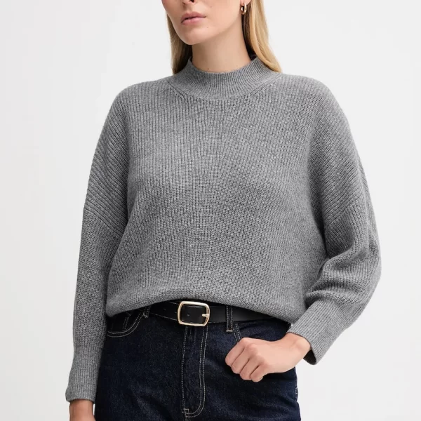 OUÍ Πουλόβερ με προσθήκη μαλλιού OUI