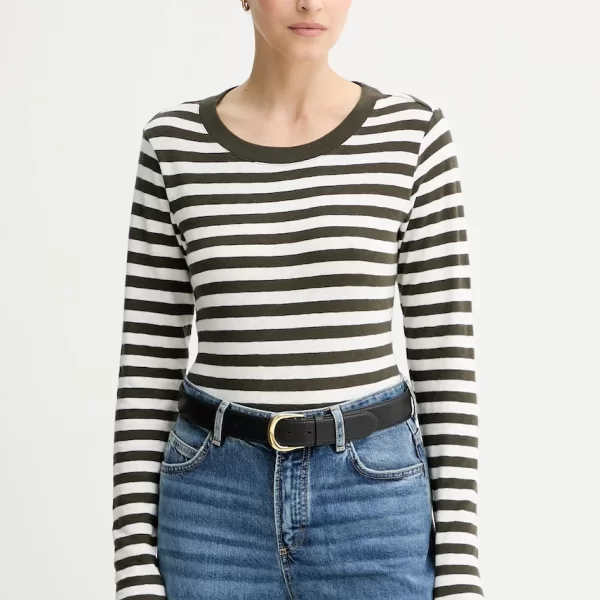 Marc O'Polo Βαμβακερή μπλούζα με μακριά μανίκια Marc O'Polo