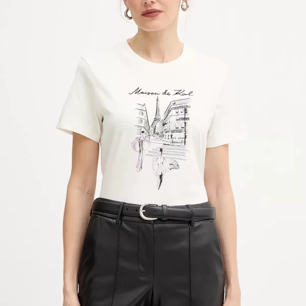 Βαμβακερό μπλουζάκι Karl Lagerfeld