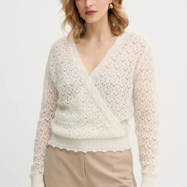 Πουλόβερ με προσθήκη μοχέρ Twinset