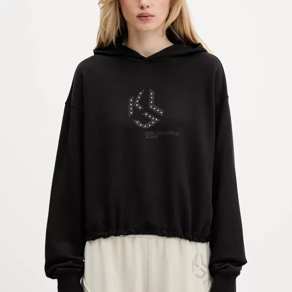 Βαμβακερή μπλούζα Karl Lagerfeld Jeans