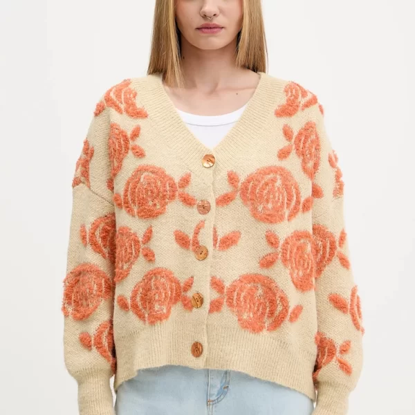 Ζακέτα από μίγμα μαλλιού Desigual CARTER