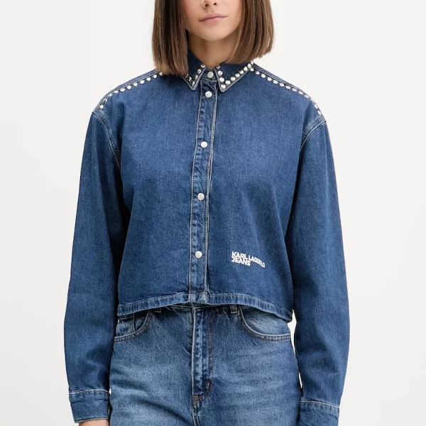 KARL LAGERFELD JEANS Τζιν πουκάμισο Karl Lagerfeld Jeans