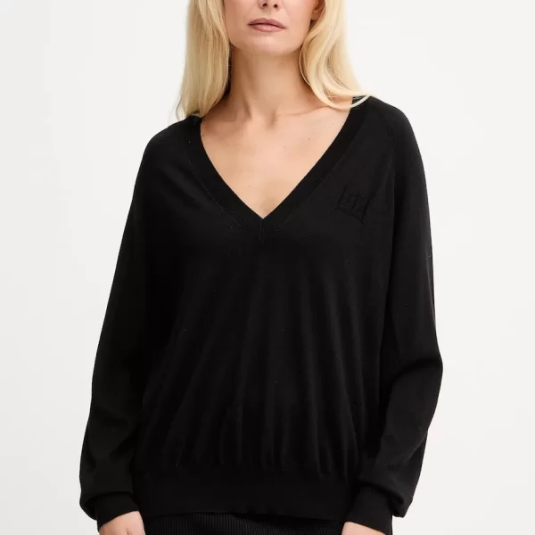 ELISABETTA FRANCHI Πουλόβερ με προσθήκη μαλλιού Elisabetta Franchi