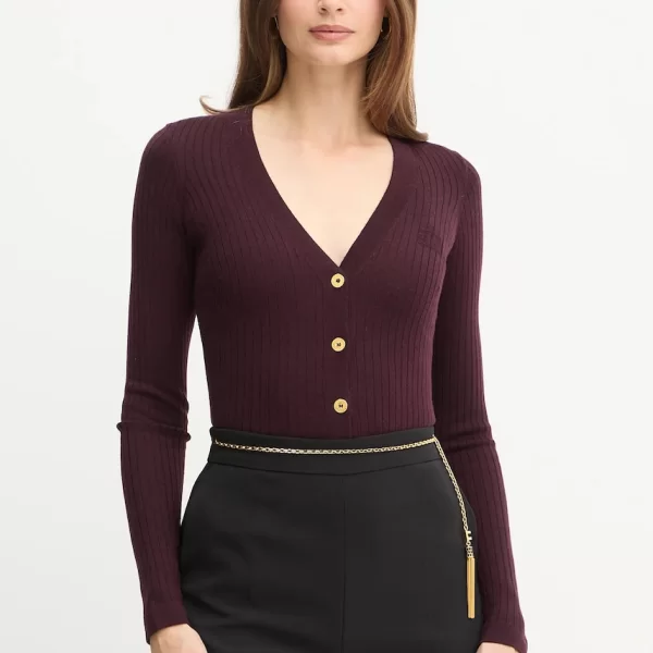 ELISABETTA FRANCHI Ζακέτα με προσθήκη μαλλιού Elisabetta Franchi