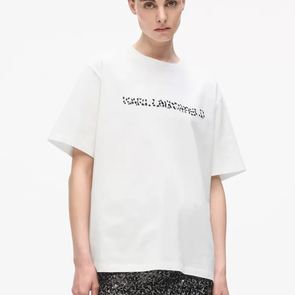 Βαμβακερό μπλουζάκι Karl Lagerfeld