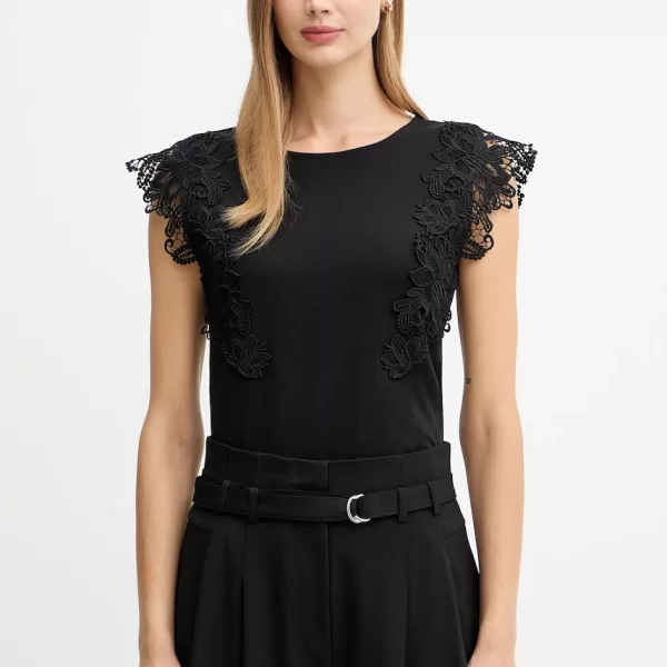 MORGAN Βαμβακερό μπλουζάκι Morgan