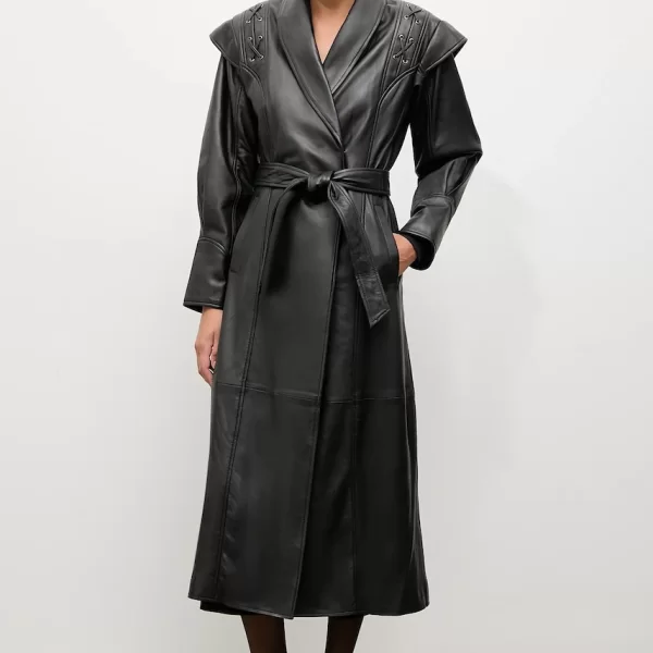 Δερμάτινο παλτό Answear.LAB LILLIAN