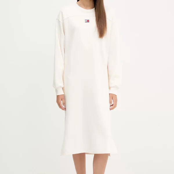 Βαμβακερό φόρεμα Tommy Jeans