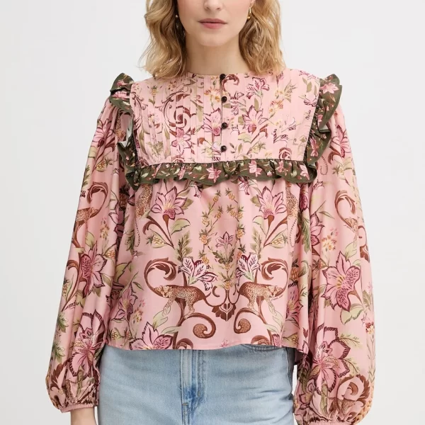 Μπλουζάκι Barbour x Farm Rio