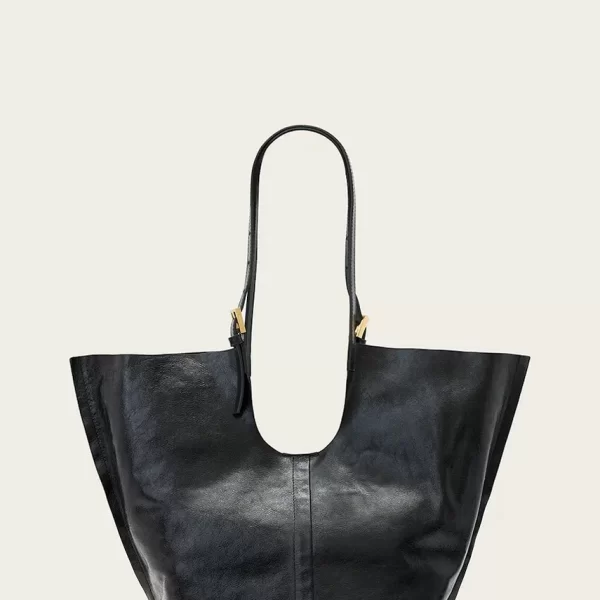 AllSaints Δερμάτινη τσάντα AllSaints ARA