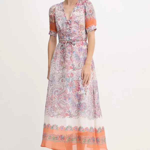 Φόρεμα με προσθήκη μεταξιού Hale BOB