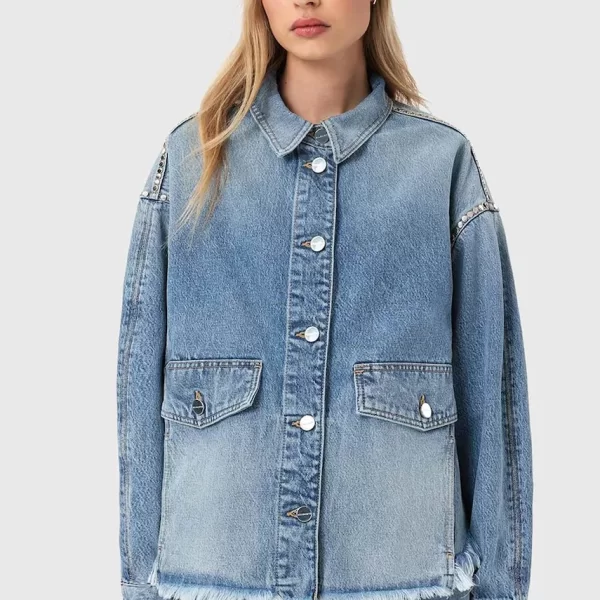 Τζιν πουκάμισο AllSaints HETTIE