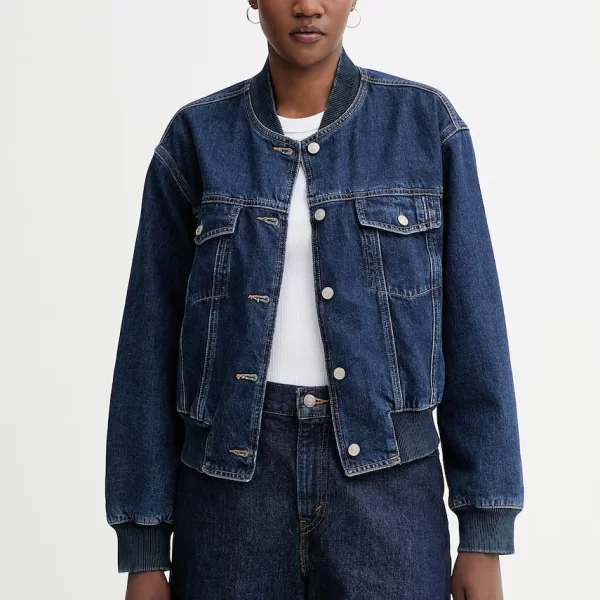 Marc O'Polo Τζιν μπουφάν bomber Marc O'Polo