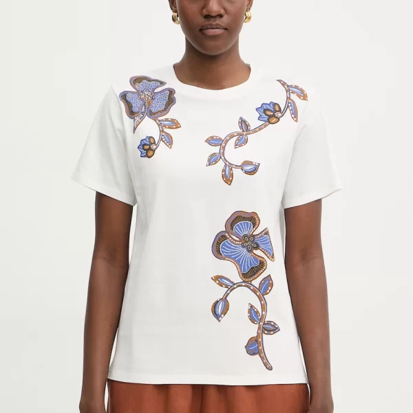 WEEKEND MAX MARA Βαμβακερό μπλουζάκι Weekend Max Mara PANTERA