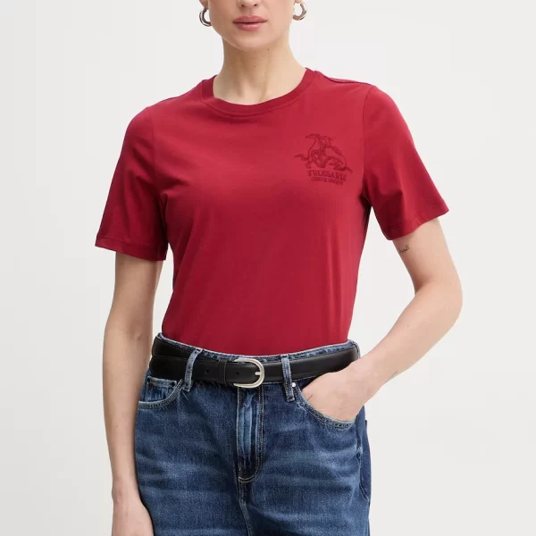 Trussardi Βαμβακερό μπλουζάκι Trussardi