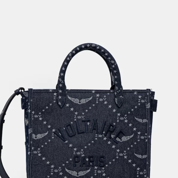 Τσάντα ZADIG&VOLTAIRE ANGEL TOTE DENIM MONOGRAM