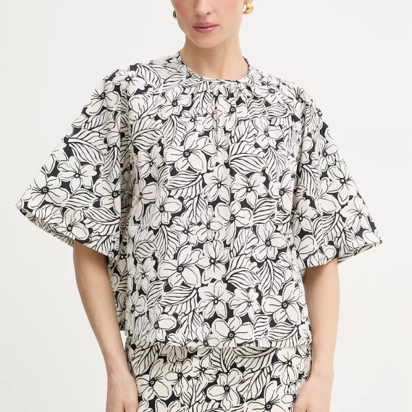 WEEKEND MAX MARA Βαμβακερή μπλούζα Weekend Max Mara QUAGLIA