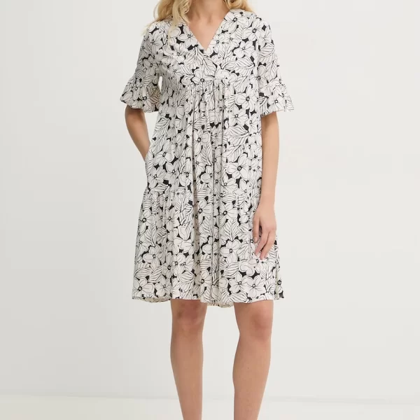 Βαμβακερό φόρεμα Weekend Max Mara FUOCO