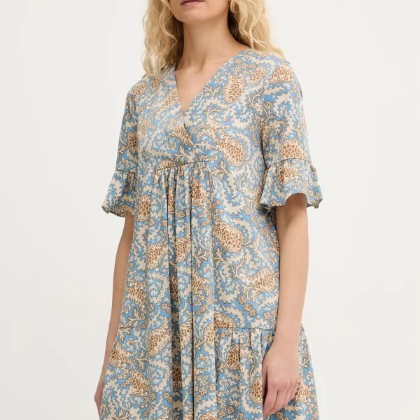 Βαμβακερό φόρεμα Weekend Max Mara FUOCO